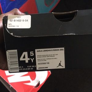 Jordan girl 6 rings
